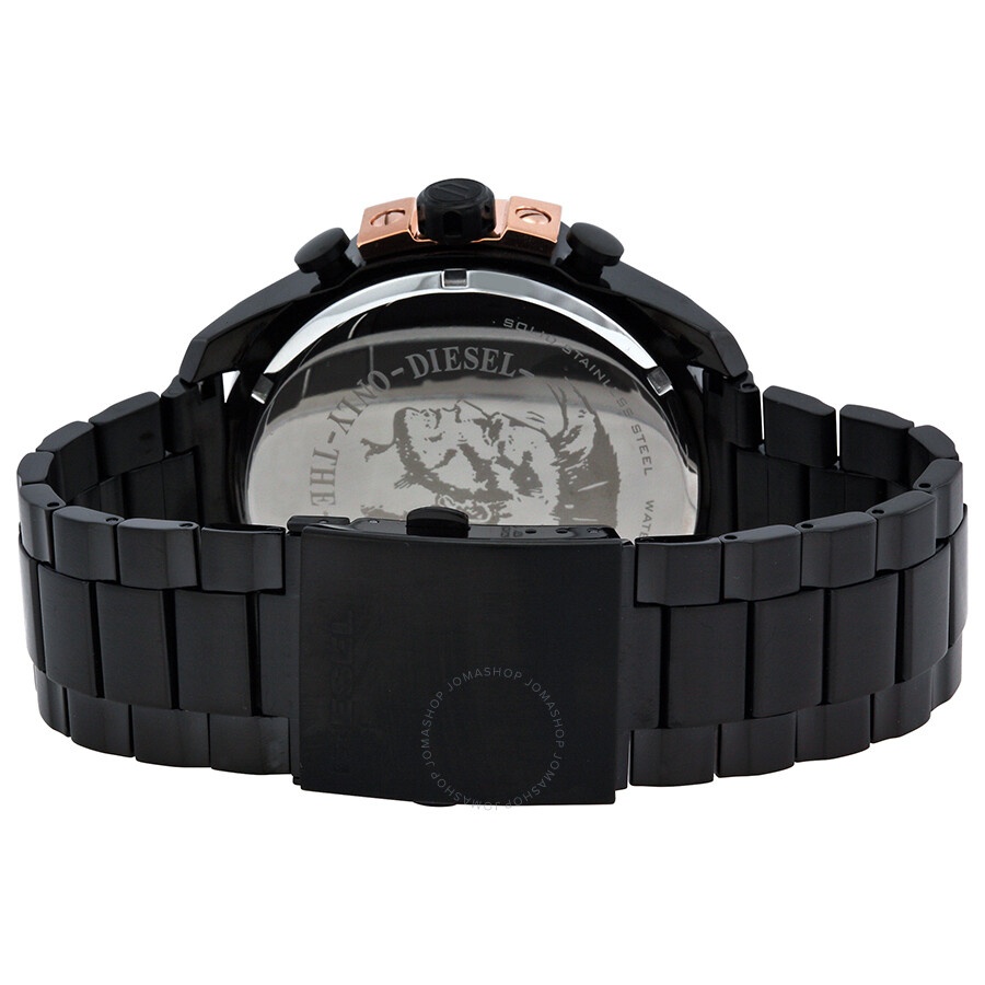 Diesel Chief Chronograph Black Dial Stainless Steel Men's Watch DZ4309 - 3