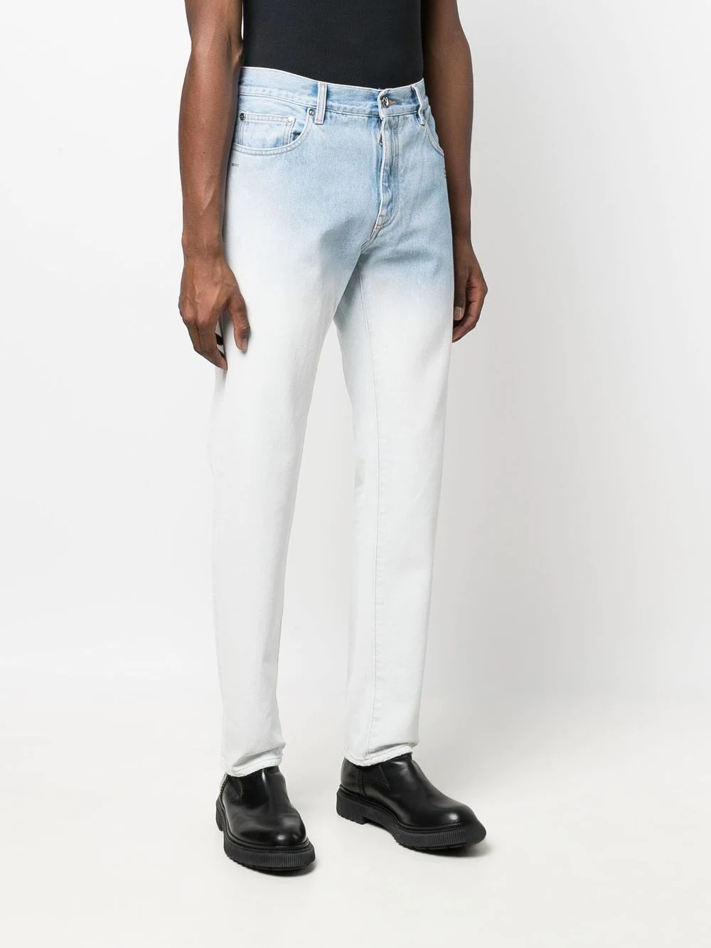 gradient-wash slim-cut jeans - 3