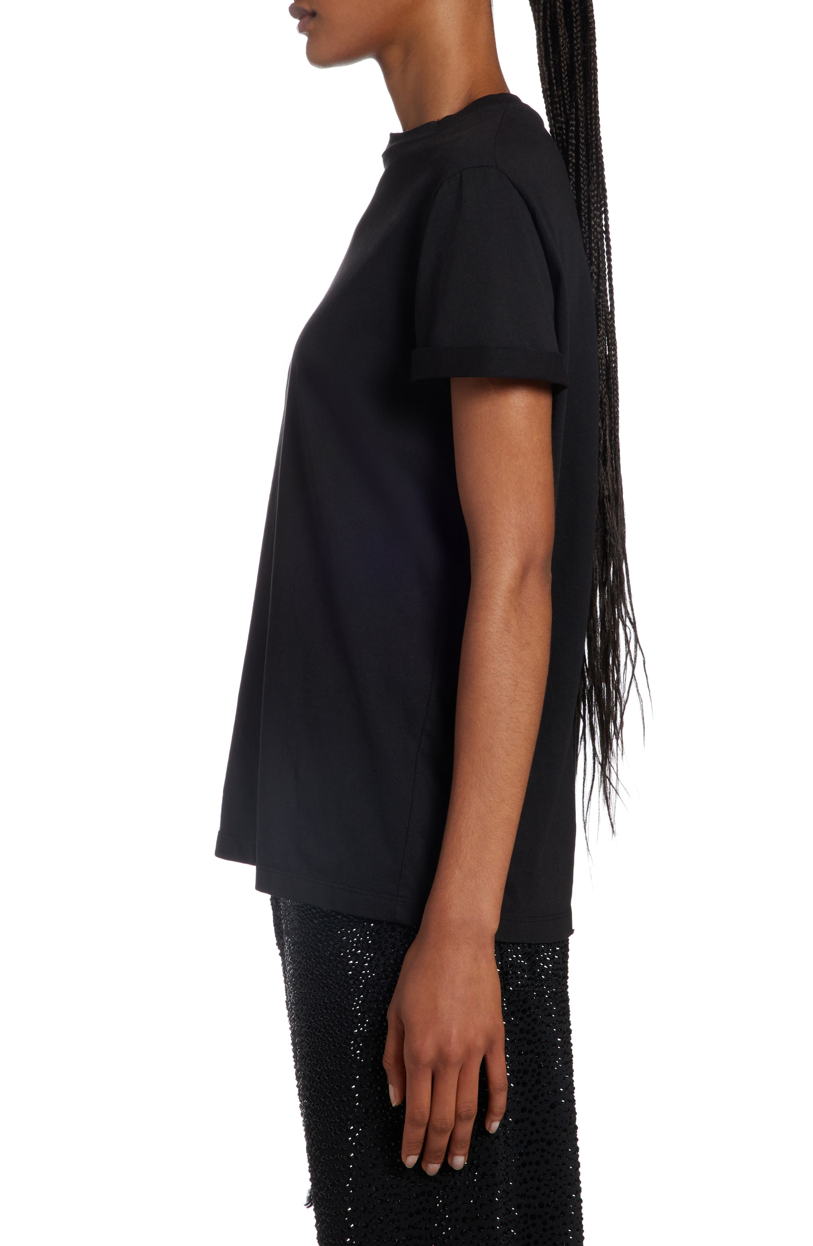 Distressed Slim Fit Cotton Jersey T-Shirt - 4