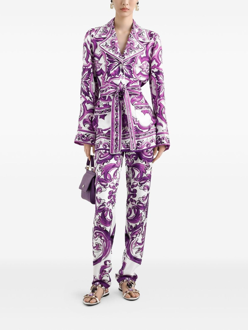 Dolce & Gabbana silk trousers outlook