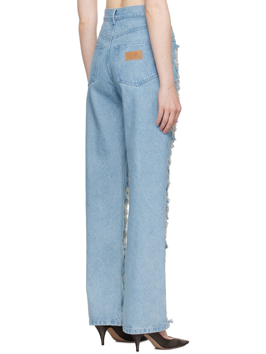 Blue Ripped Jeans - 3