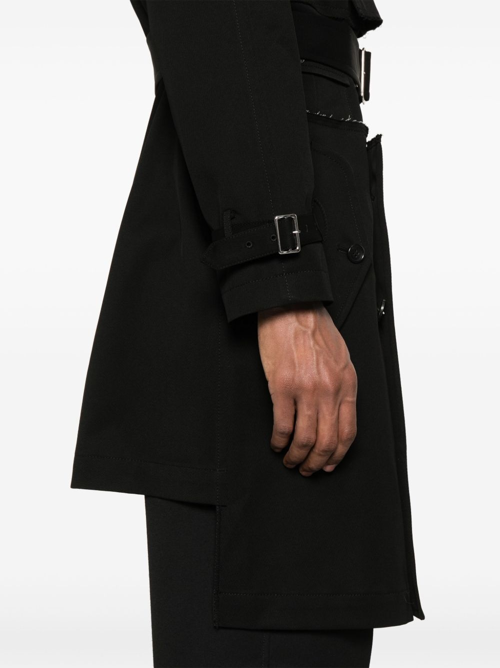 twill trench coat - 5