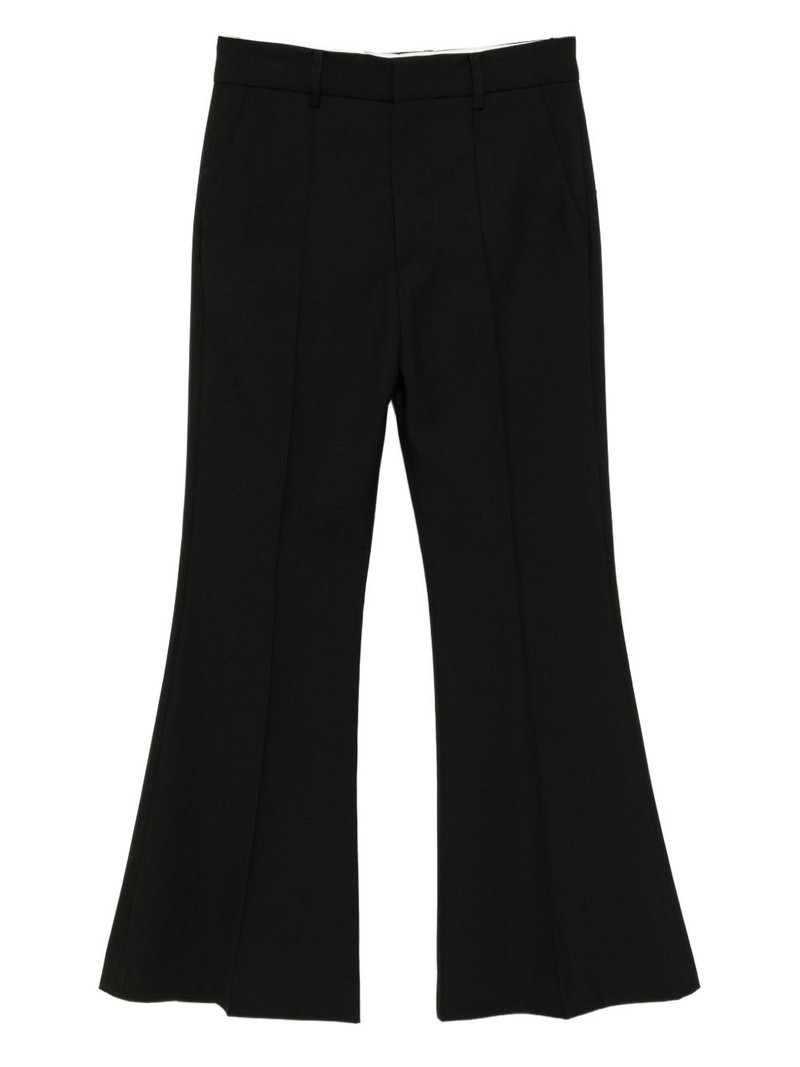 flared basic trousers 1