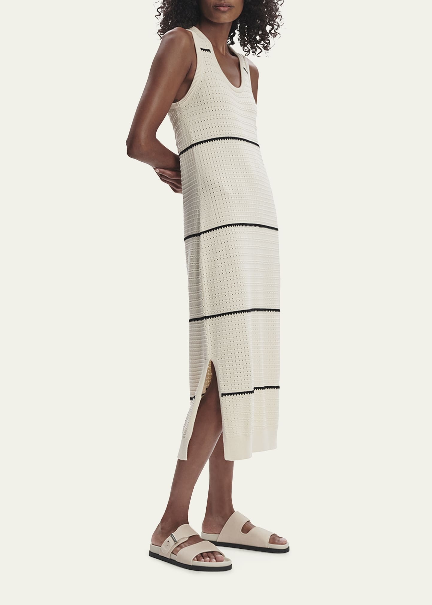 Scott Scoop-Neck Midi Dress - 4