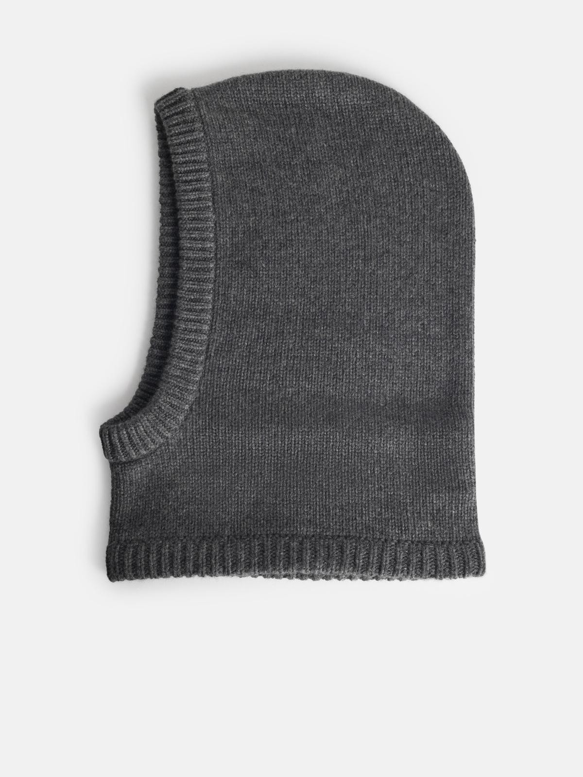 'ASTRI' GRAPHITE CASHMERE BALACLAVA - 2