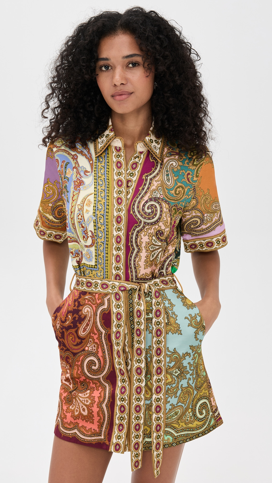 Clemenza Spliced Mini Dress - 6