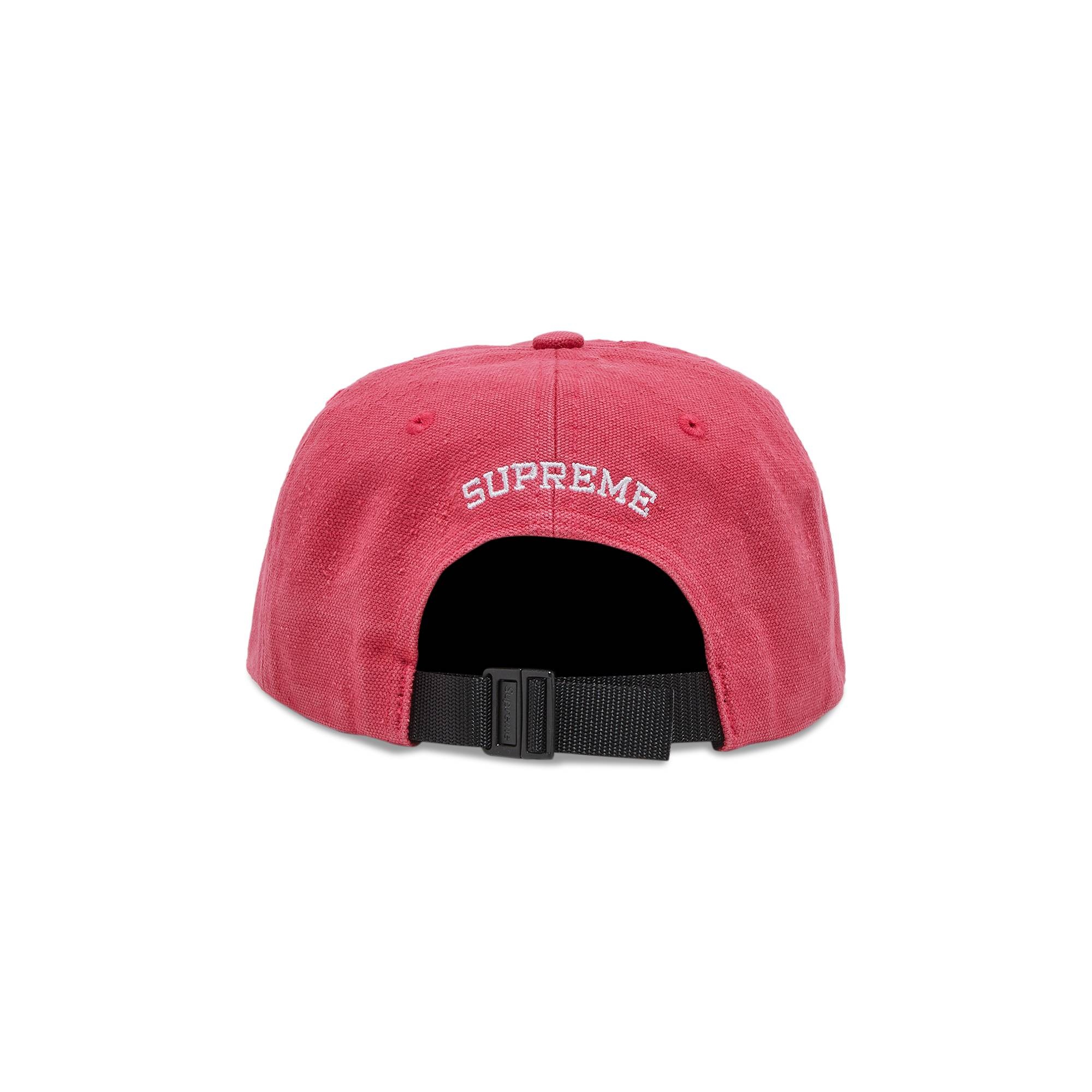 Supreme Classic Logo 6-Panel 'Pink' - 4