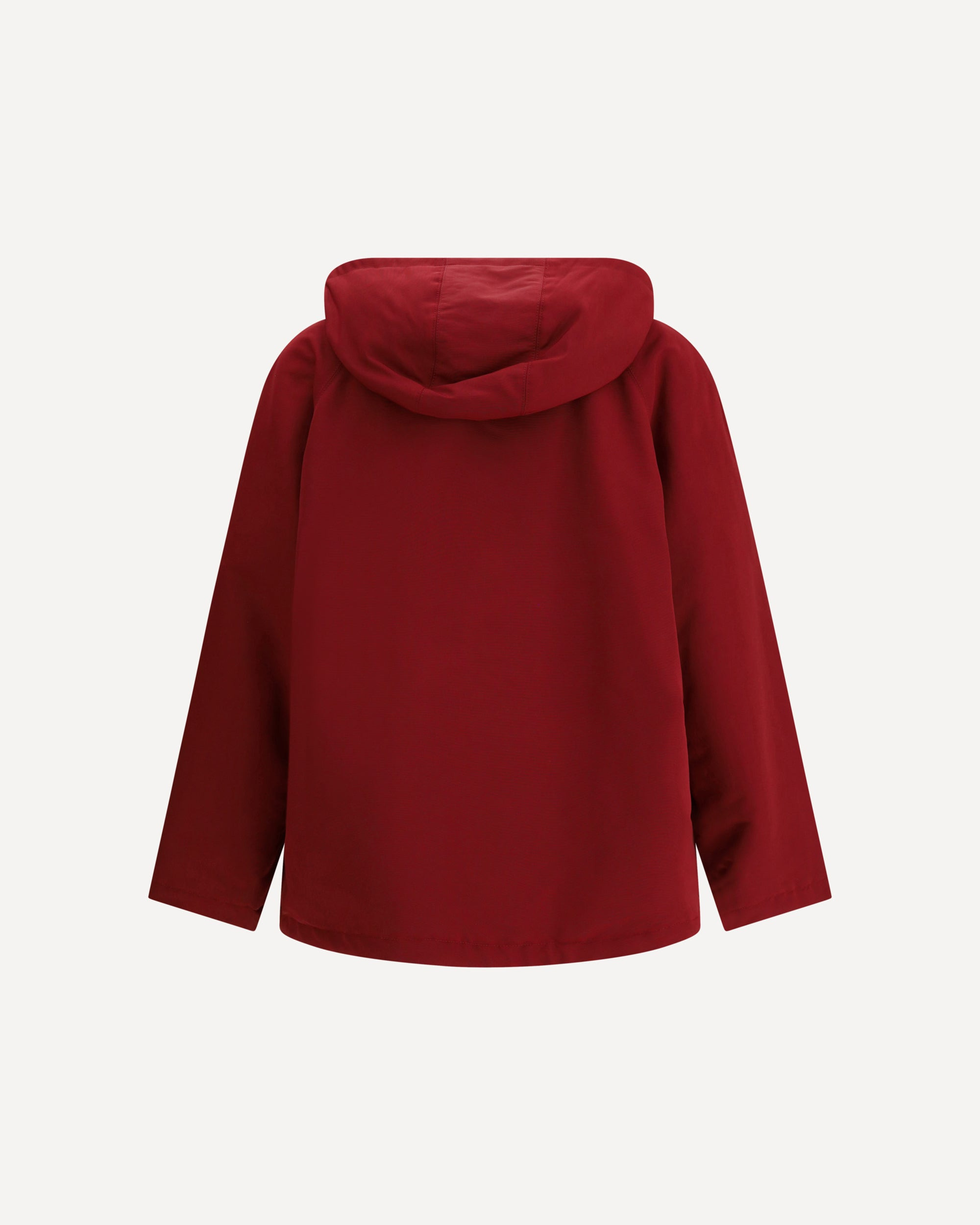 Red Polyester faille Jacket - 2
