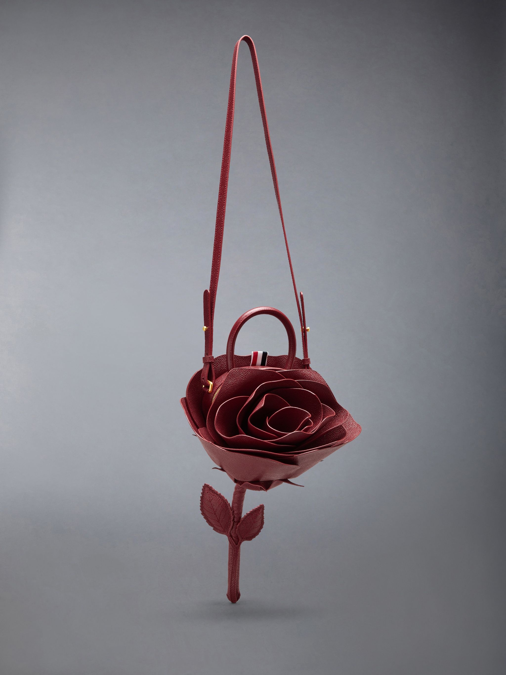 Pebble Grain Rose Small Crossbody Bag - 1