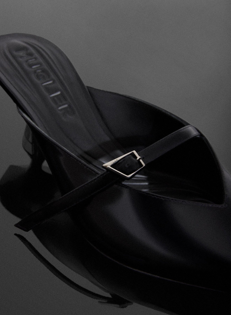 black Fang 55 mules with strap 3