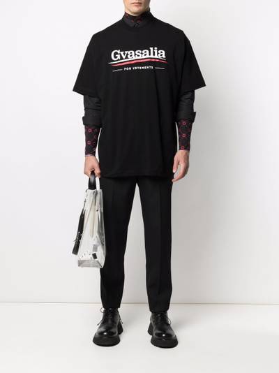 VETEMENTS Gvasalia-print T-shirt outlook