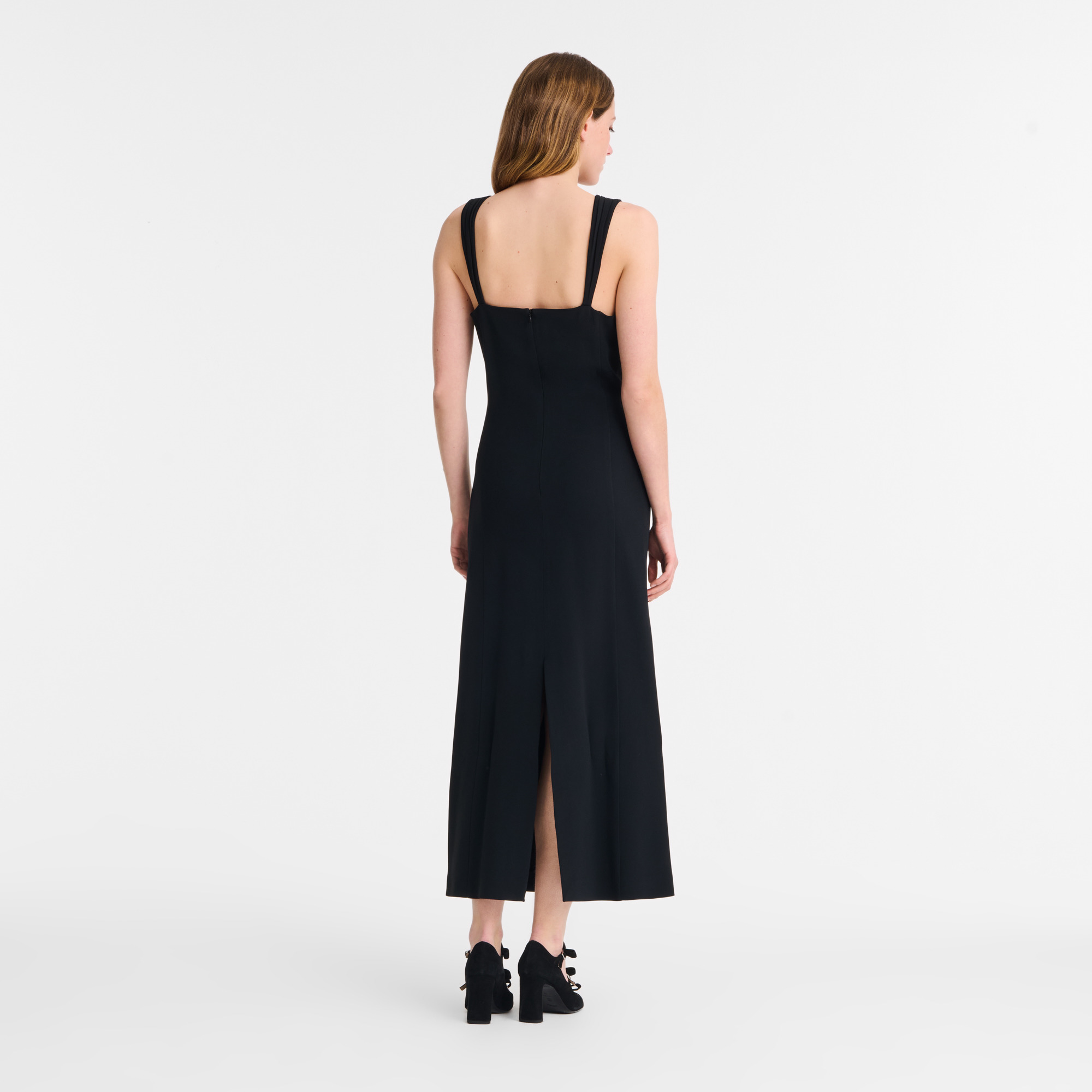 Long dress Black - Crepe - 3