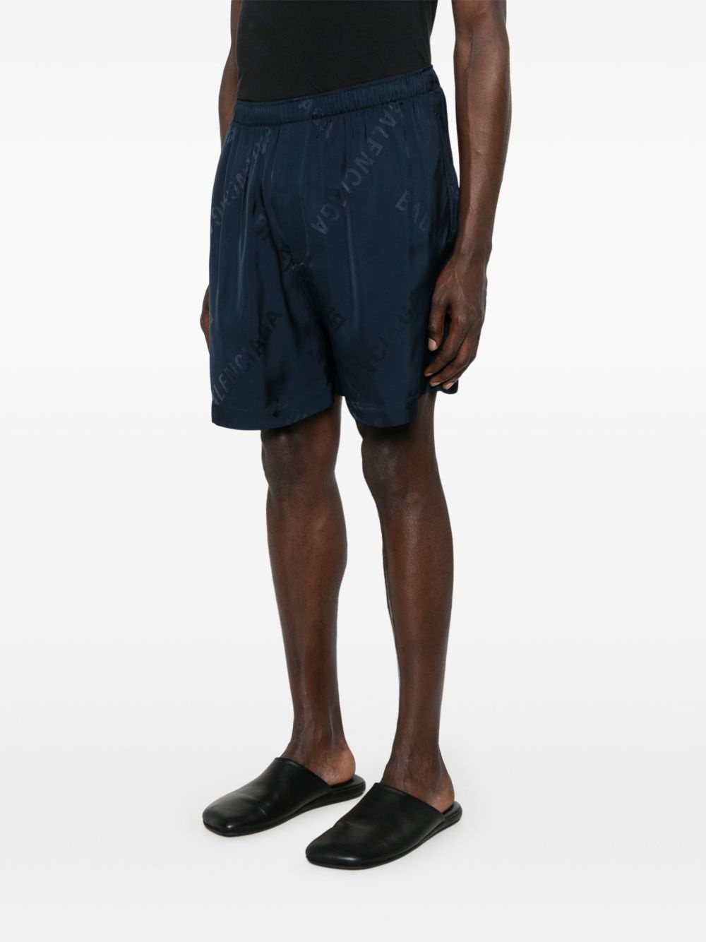 logo-jacquard shorts - 3
