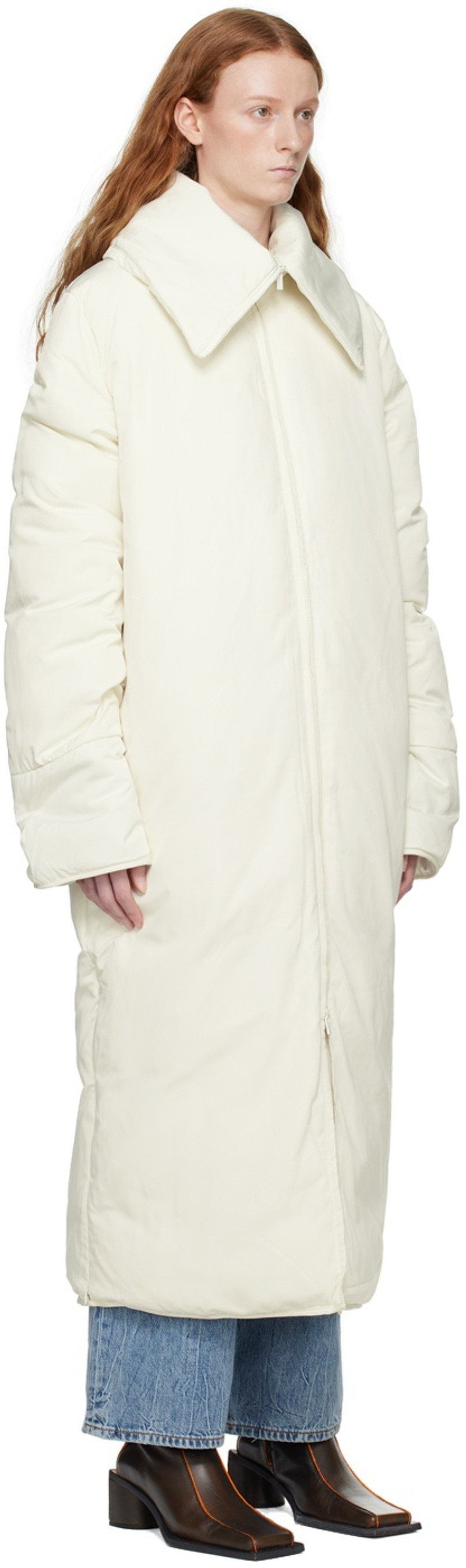 BY MALENE BIRGER Off-White Claryfame Down Coat outlook