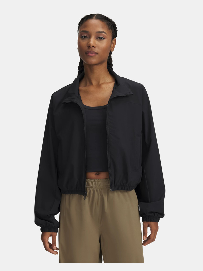 Women's UA Rival Woven Crop Jacket 1