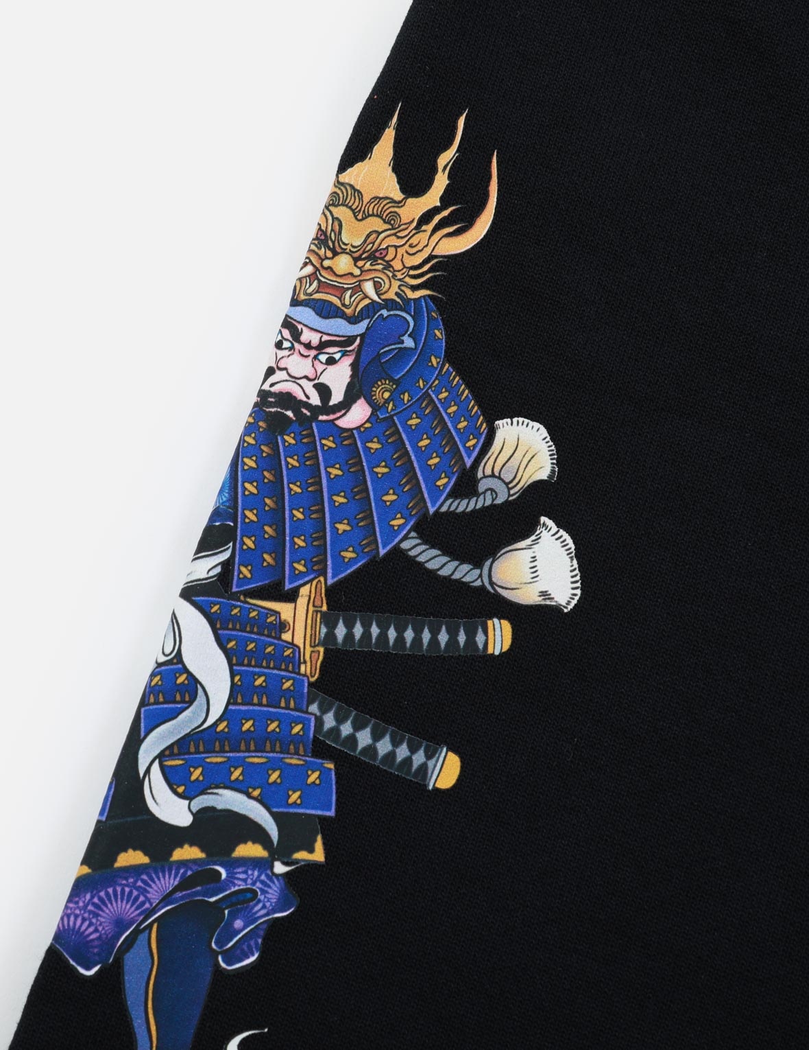 SAMURAI AND SEAGULL PRINT SWEATPANTS - 10