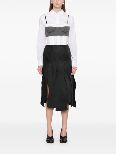 Comme Des Garçons pleated mini skirt outlook