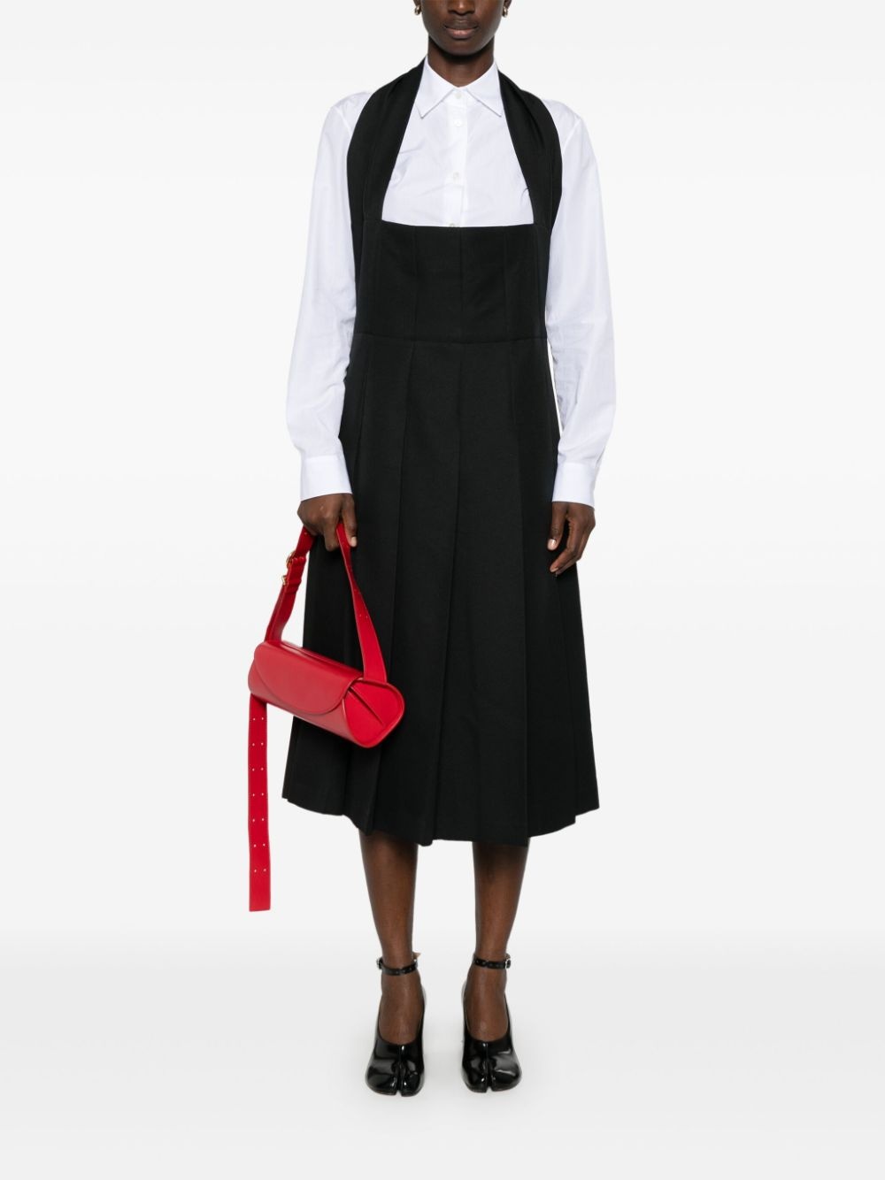 pleated midi dress - 2