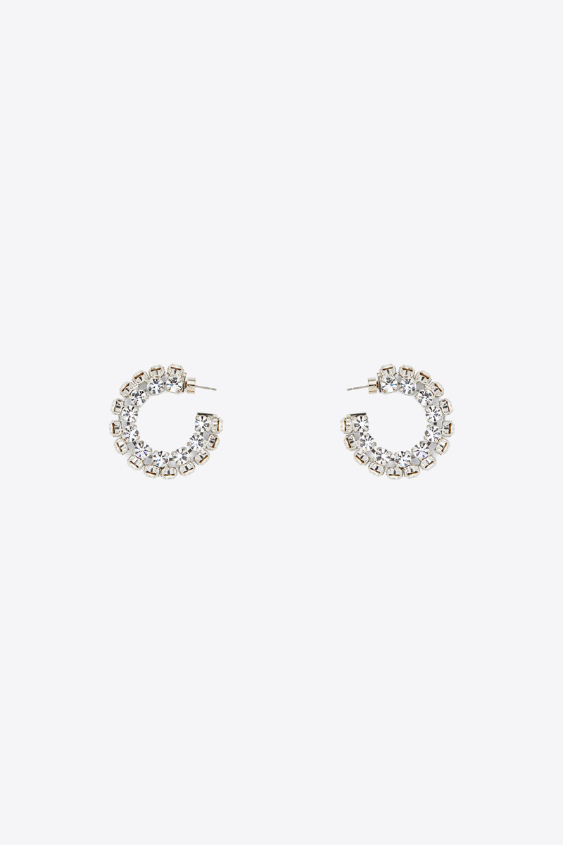SMALL CRYSTAL HOOP EARRINGS 1