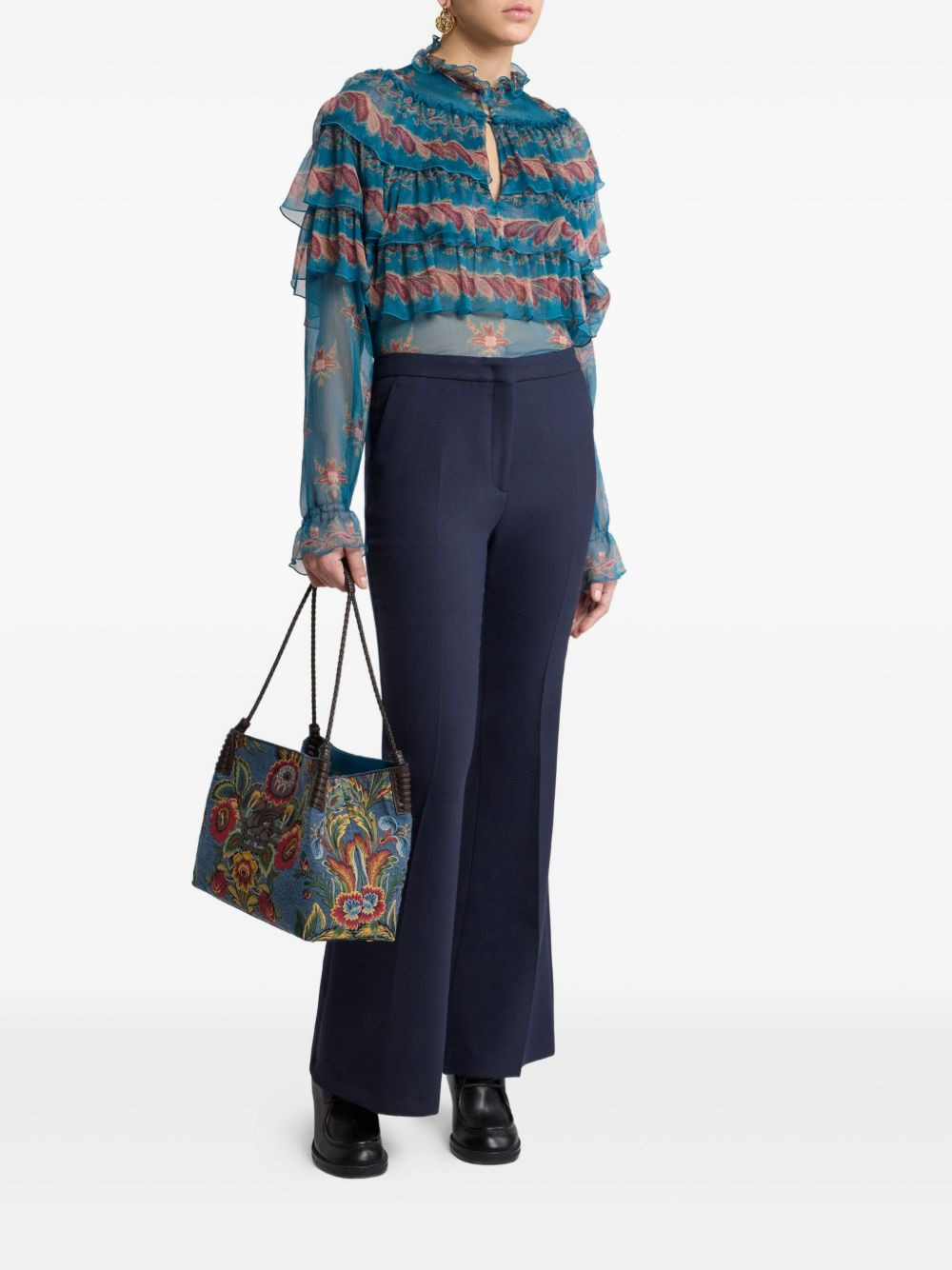 silk blouse - 2