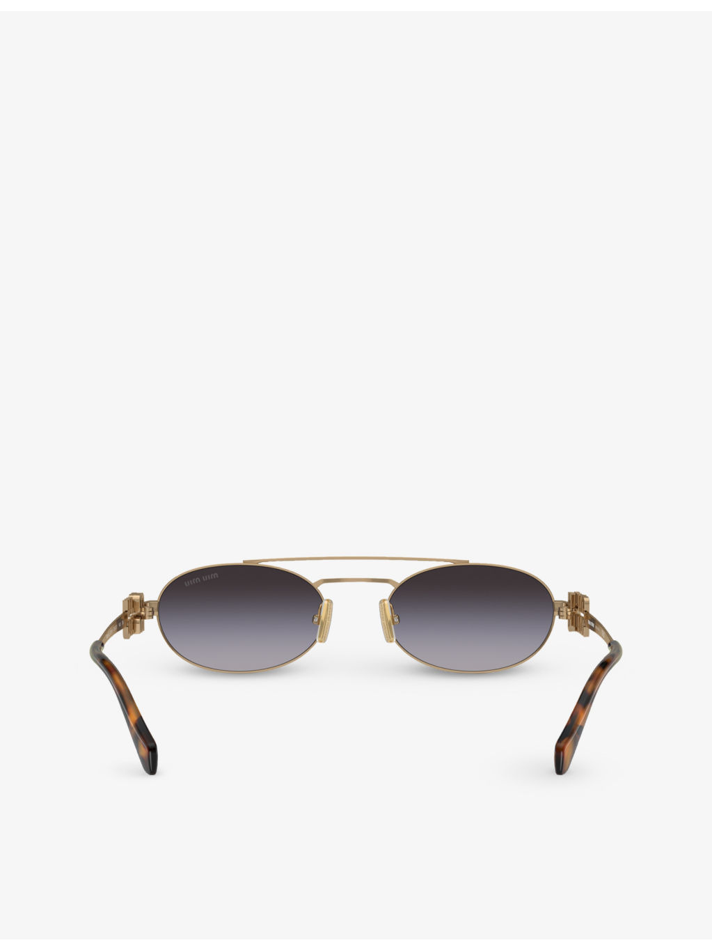 MU 54ZS oval-frame metal sunglasses - 4