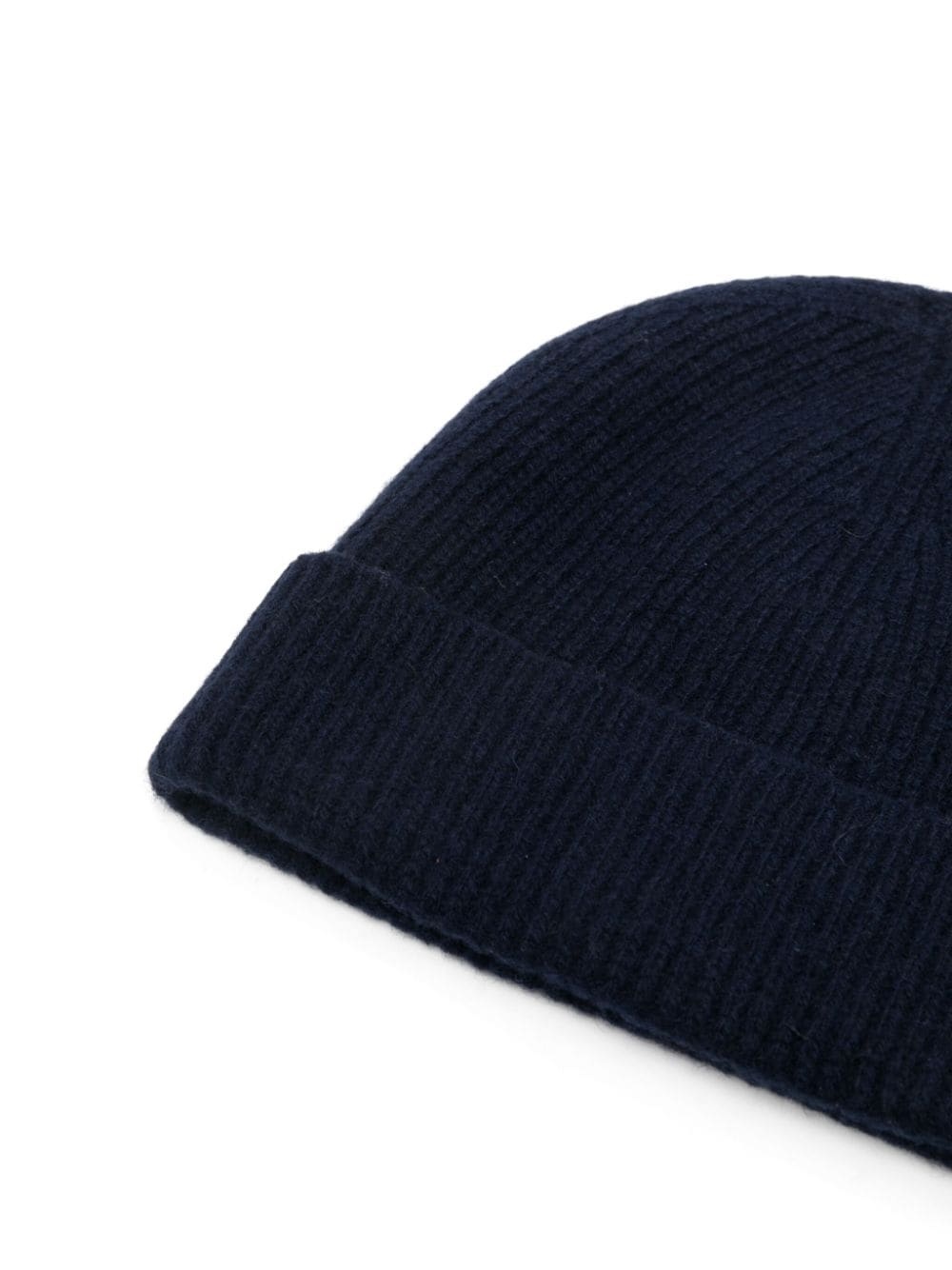 cashmere ribbed beanie hat - 2