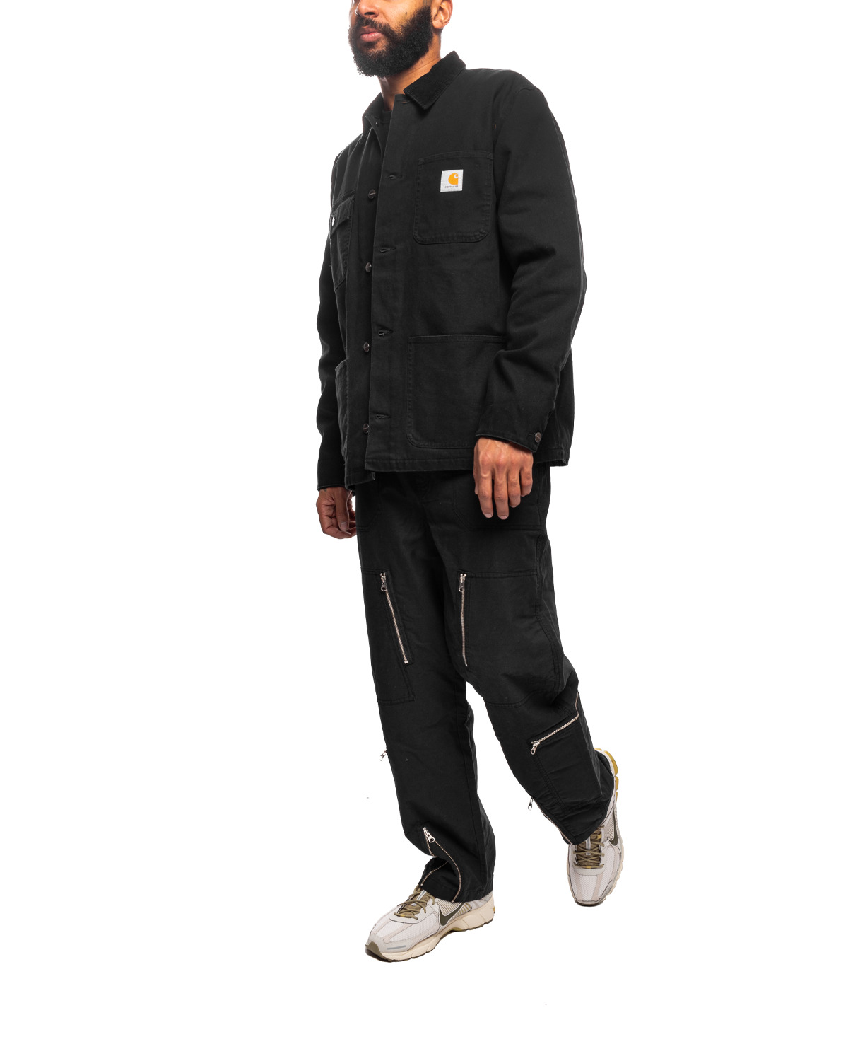 Michigan Coat Black/Black (Heavy Stone Wash) - 2