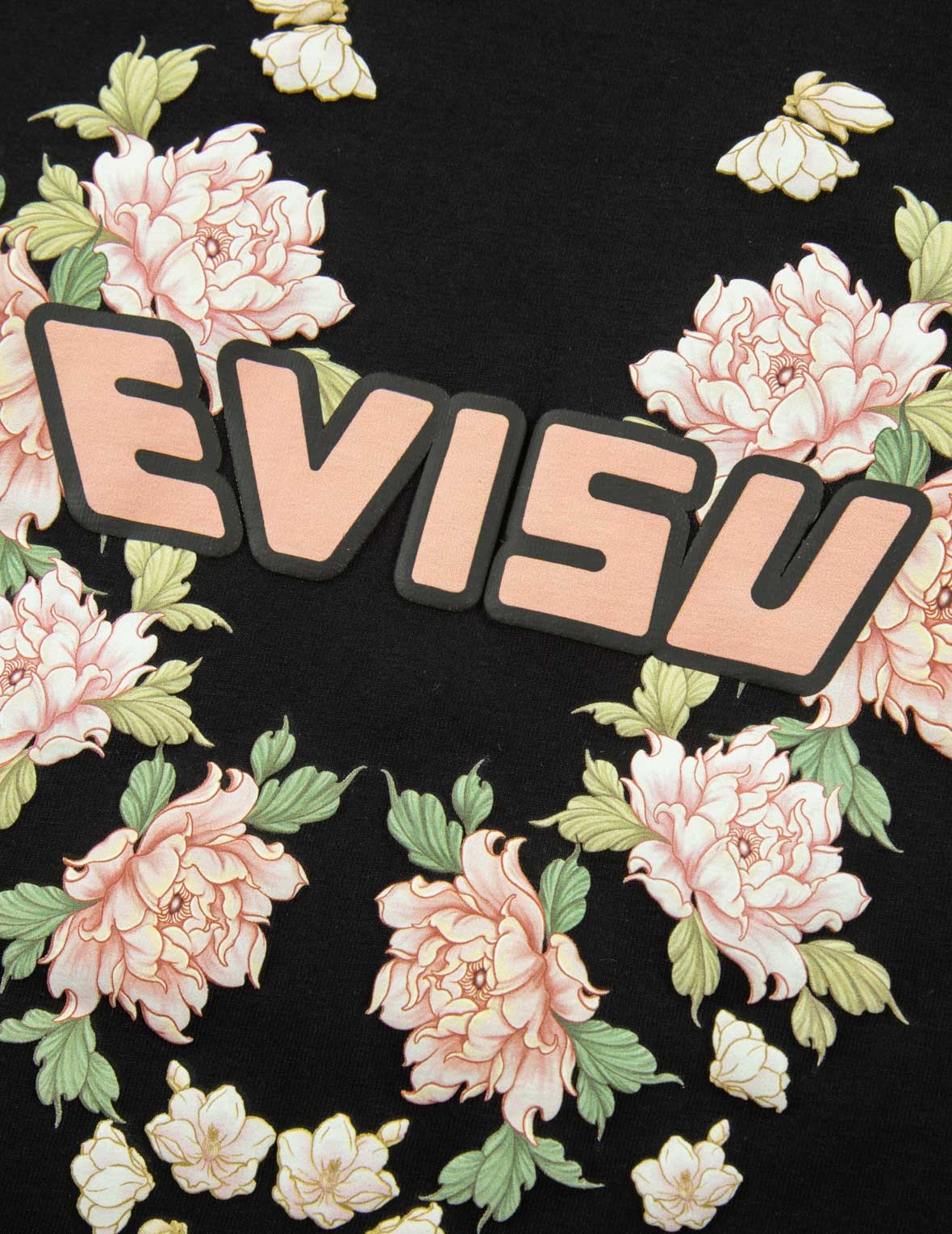 FLORAL-PATTERN AND LOGO PRINT SLIM FIT T-SHIRT - 7