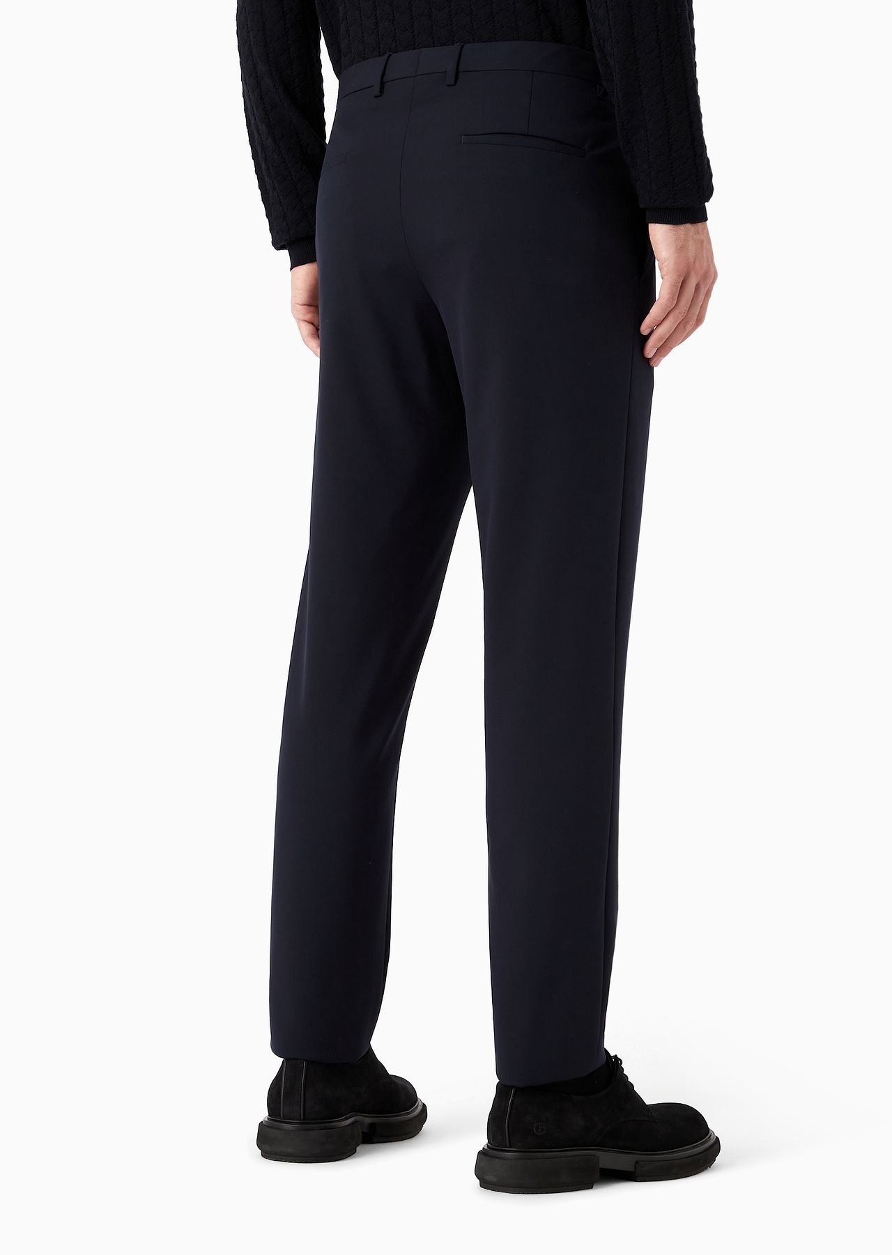 Stretch technical-canvas trousers - 3