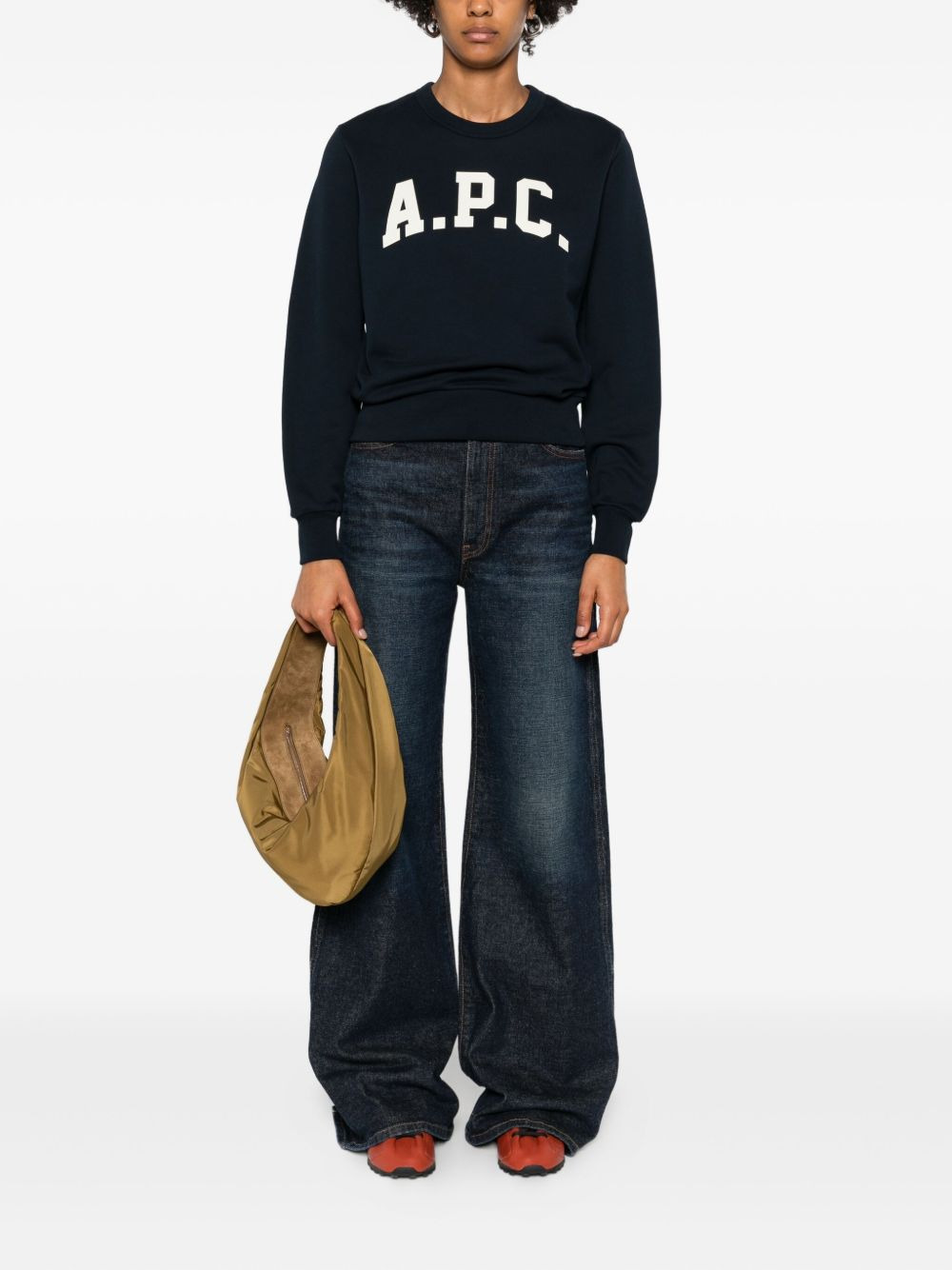logo-appliqué sweatshirt - 2