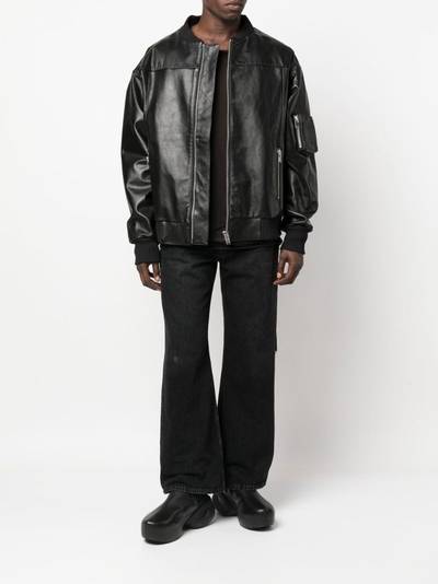 MISBHV x Ufo361 leather bomber jacket outlook