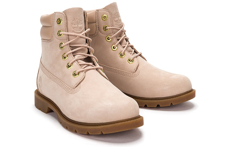 (WMNS) Timberland Linden Woods 6 Inch Waterproof Boots 'Light Beige Nubuck' A5N35W - 4