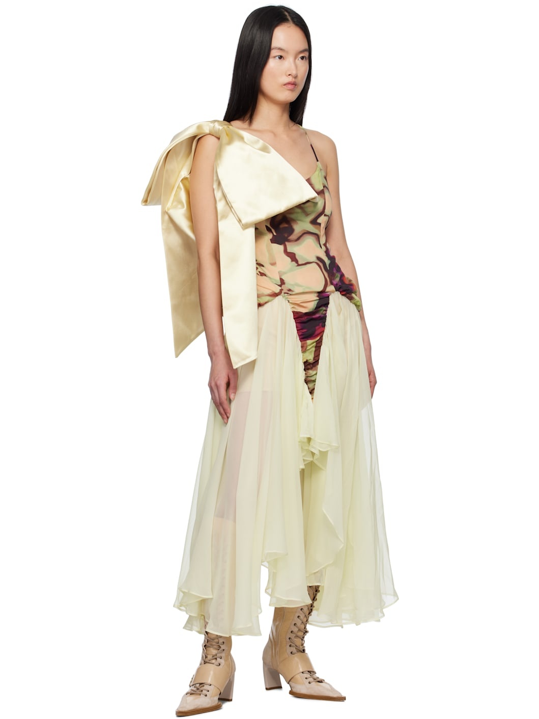 Green Magnolia Maxi Dress - 4