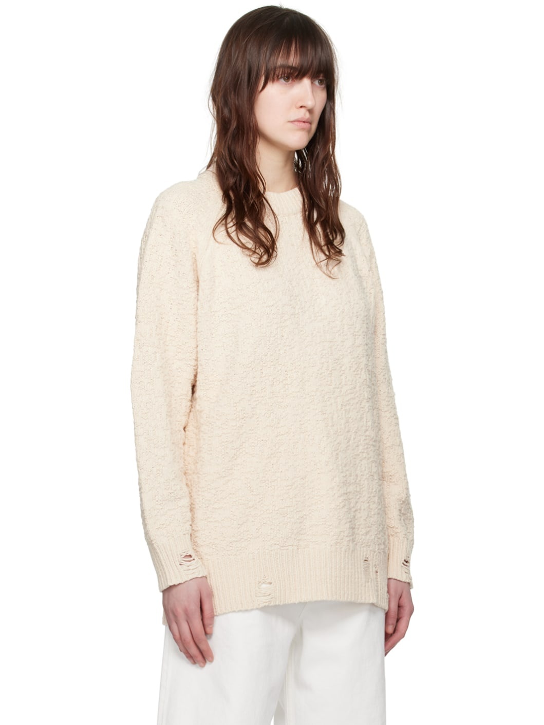 Beige Bud Sweater - 2