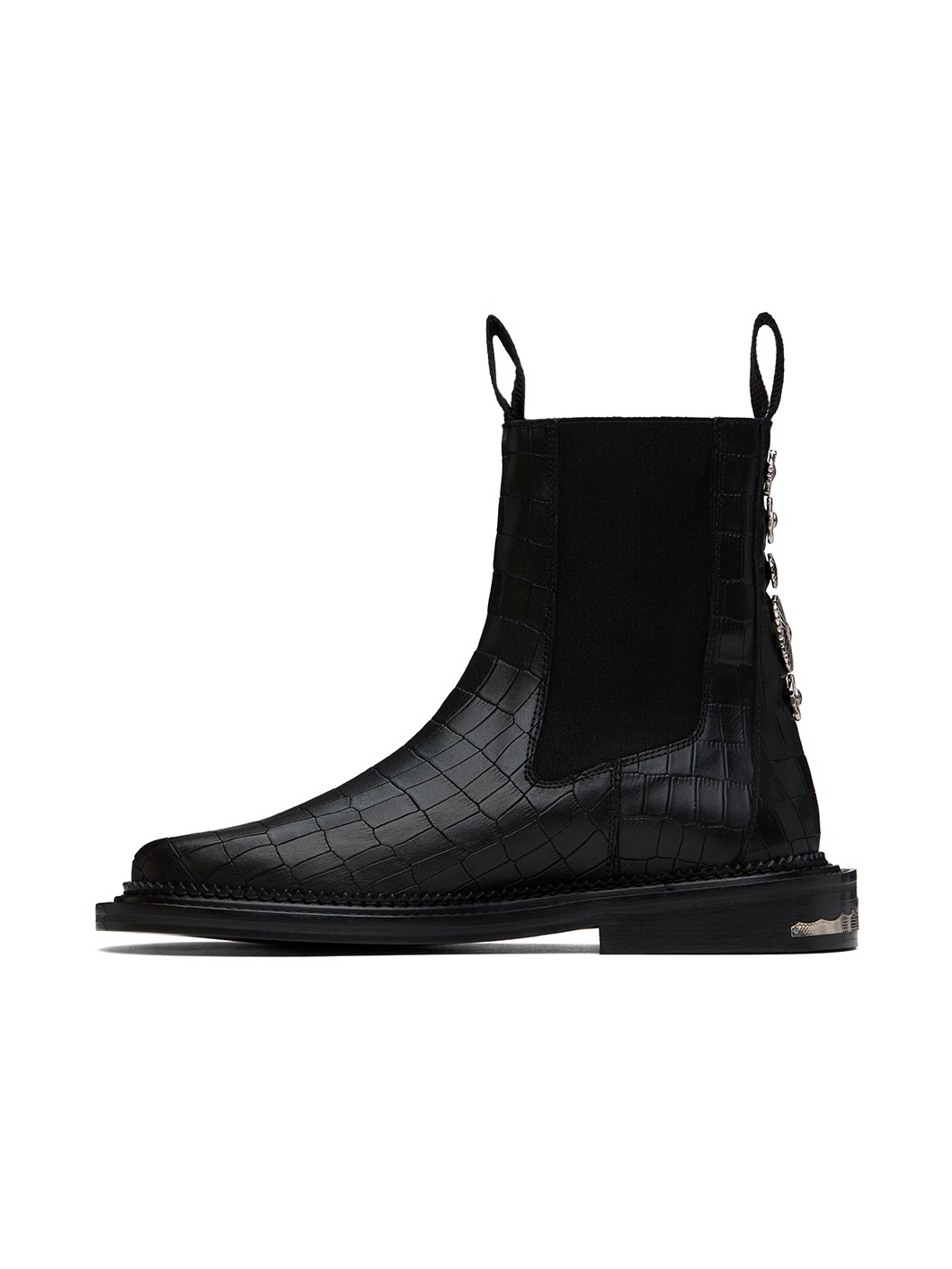 Black Side Gore Chelsea Boots - 3