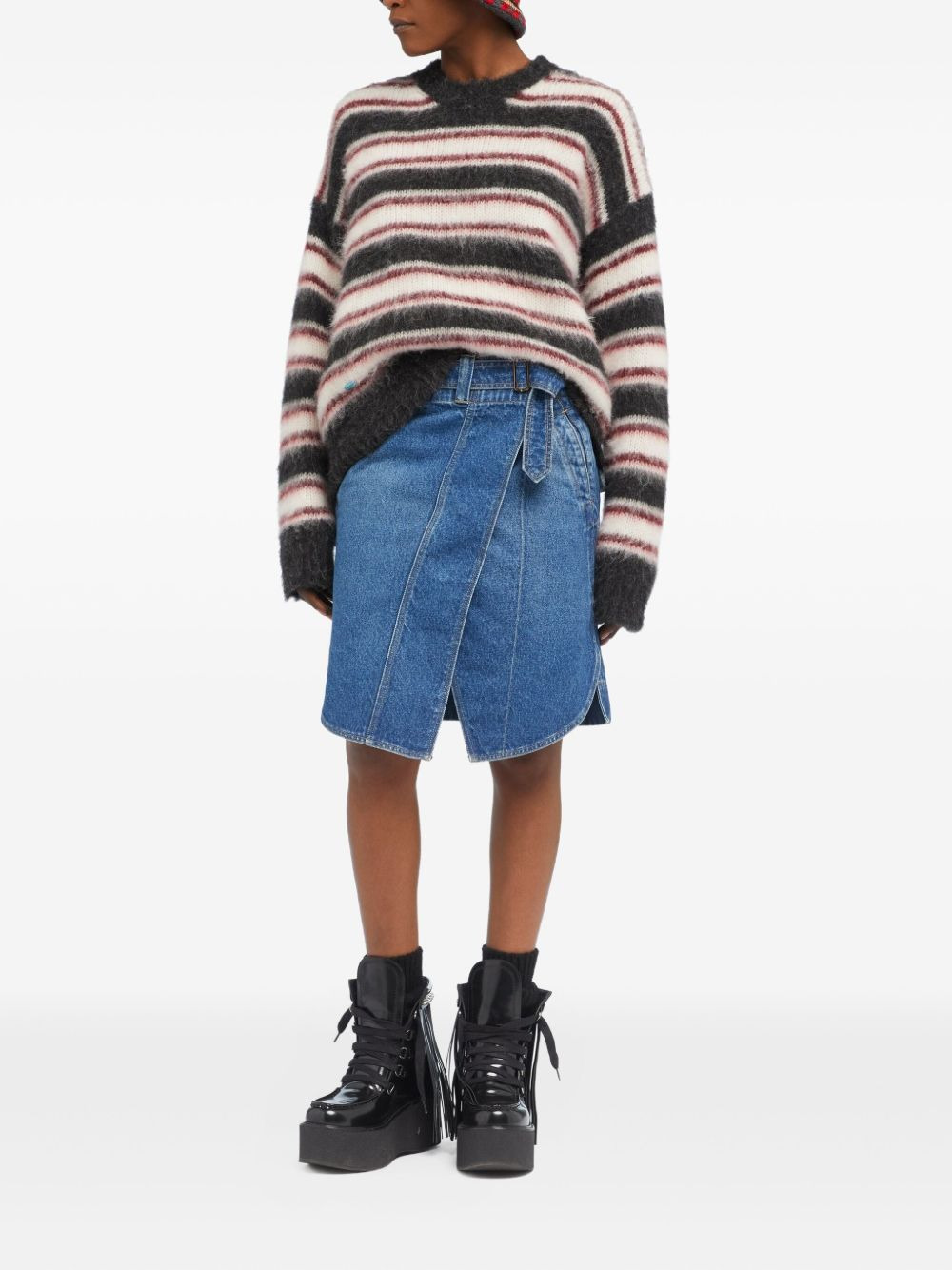 striped-pattern sweater - 3