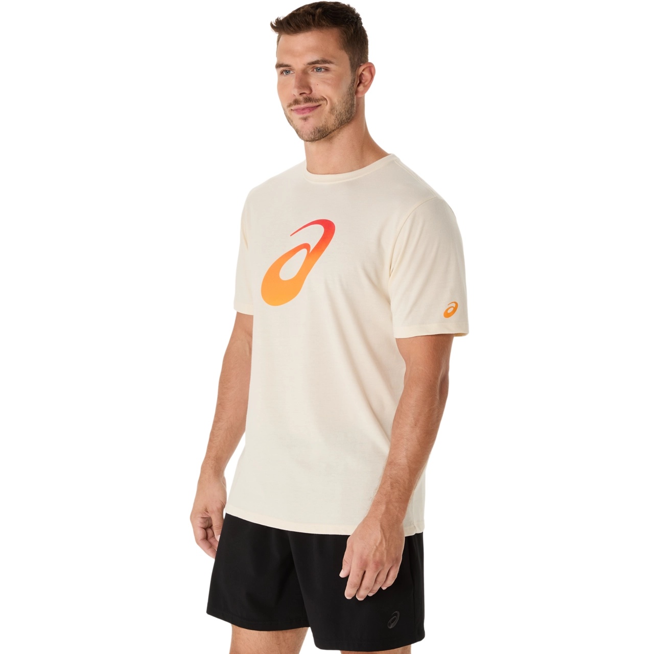 UNISEX SHORT SLEEVE GRADIENT SPIRAL LOGO TEE - 3