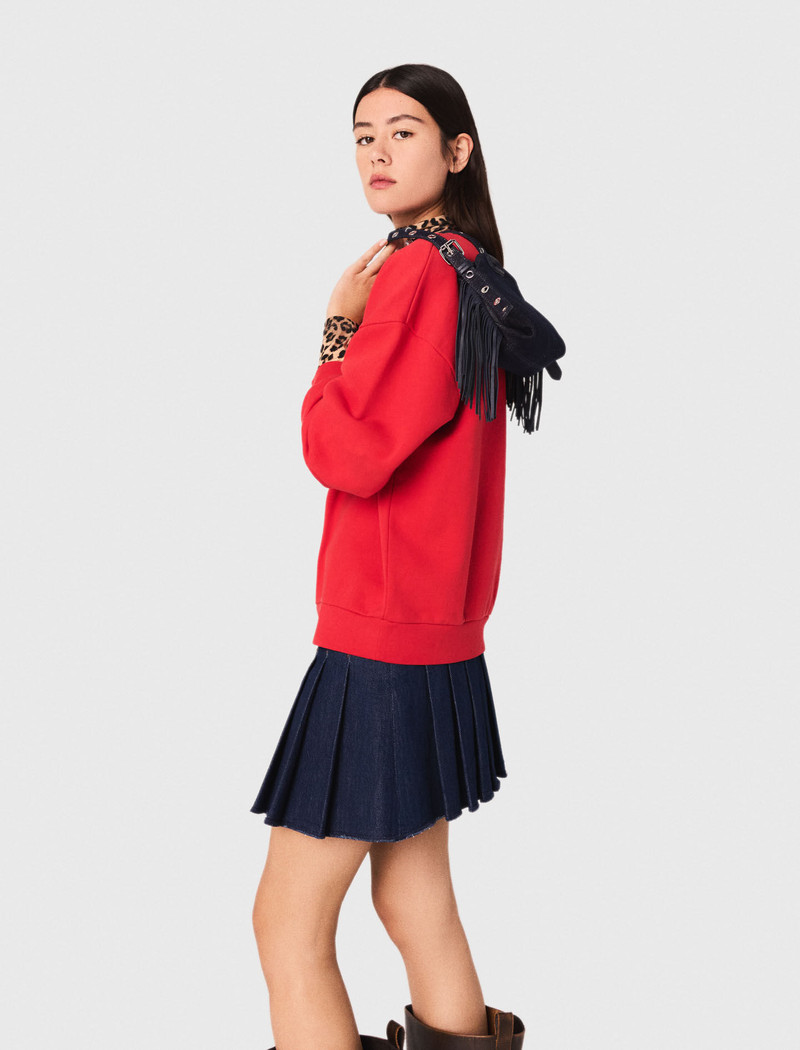 Paris New York Lettering Sweatshirt 3