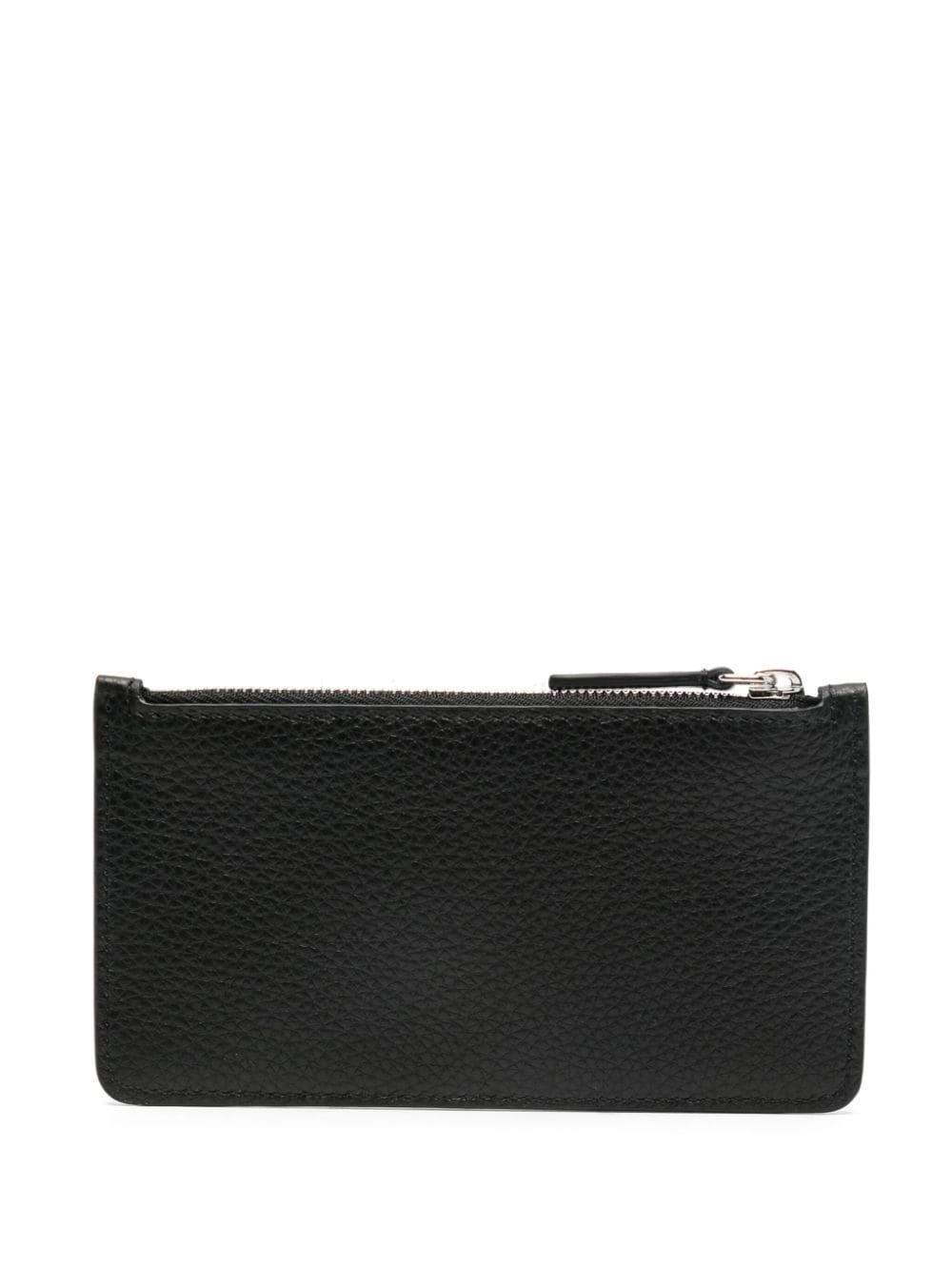 embroidered-logo cardholder - 2