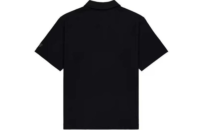 New Balance Small Biking Graphic Polo Shirt 'Black' NFE26061-BK - 2