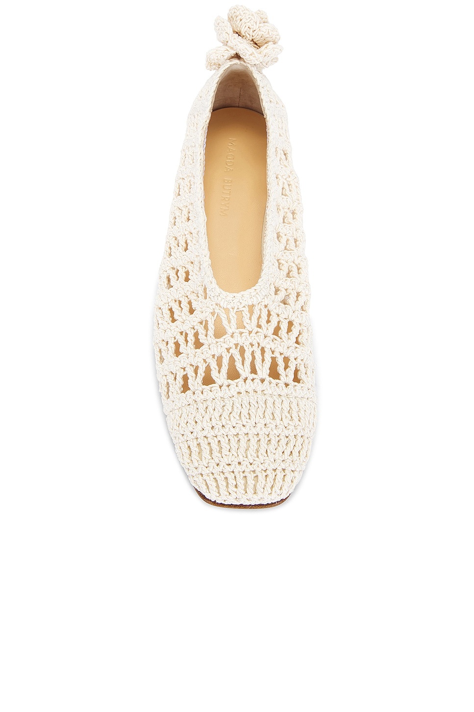 【Magda Butrym】 Crochetバレエフラット MAGDA BUTRYM Crocheted mules | NET-A-PORTER
