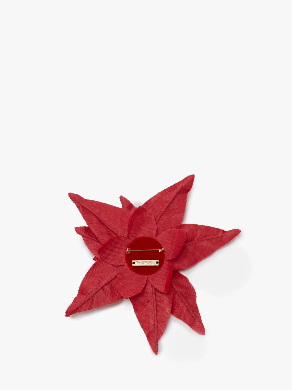 VELVET POINSETTIA BROOCH - 2