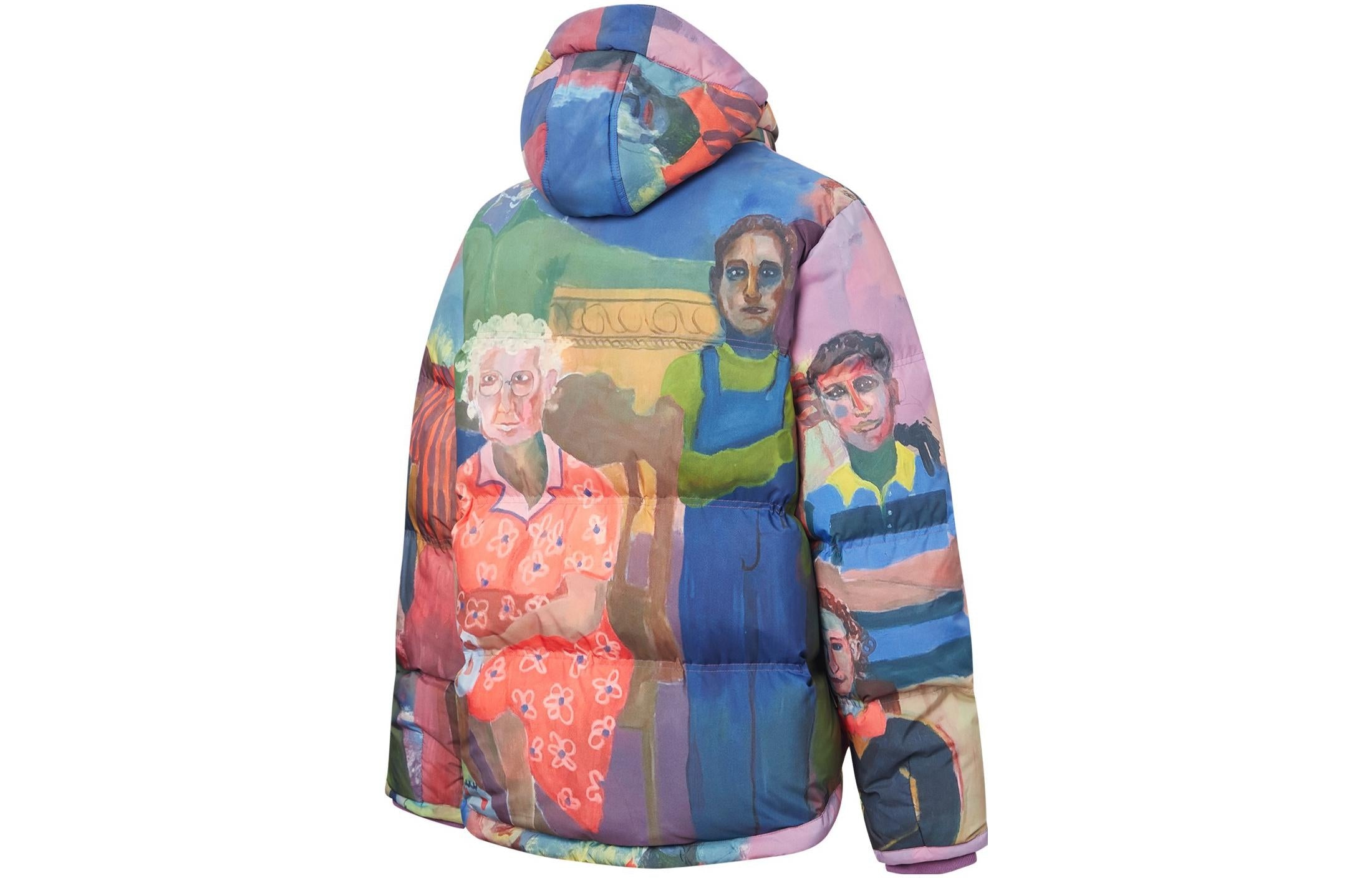 PUMA x Kidsuper Studio Printed Puffer Down Jacket 'Blue Red Green Purple' 531186-02 - 2