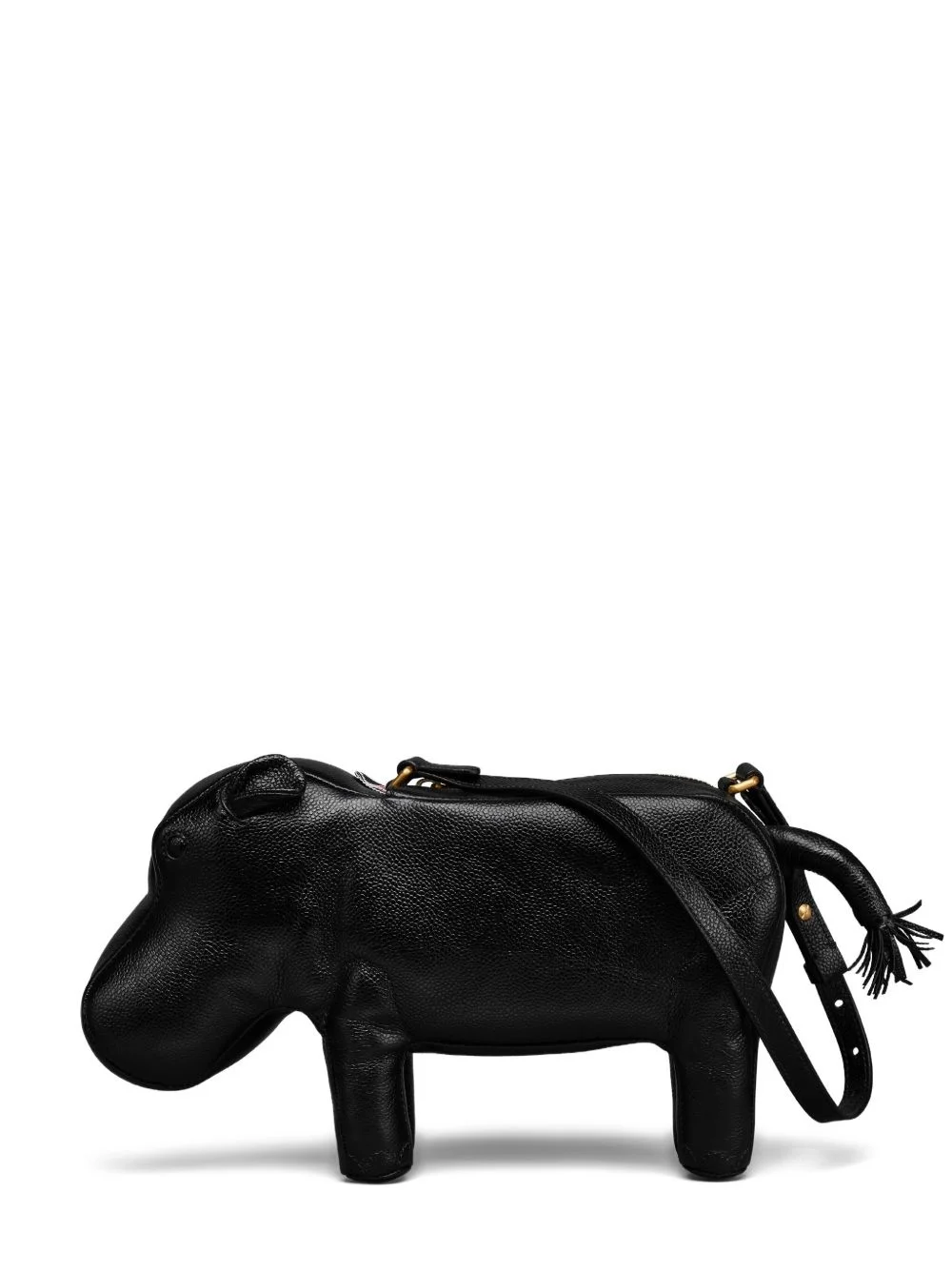 Hippo-motif shoulder bag - 1