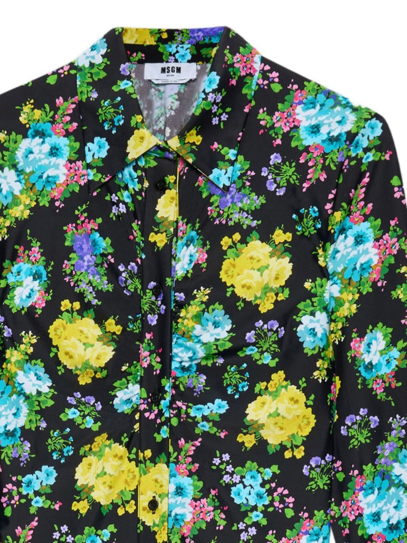 MSGM floral collared shirt outlook