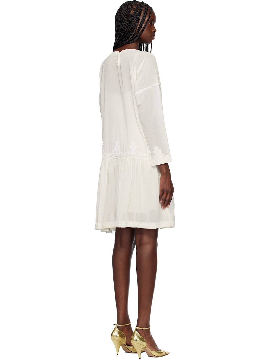 Off-White Salt Marsh Midi Dress - 3