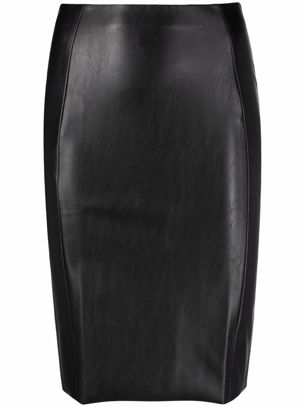 Jenna faux leatehr skirt - 1