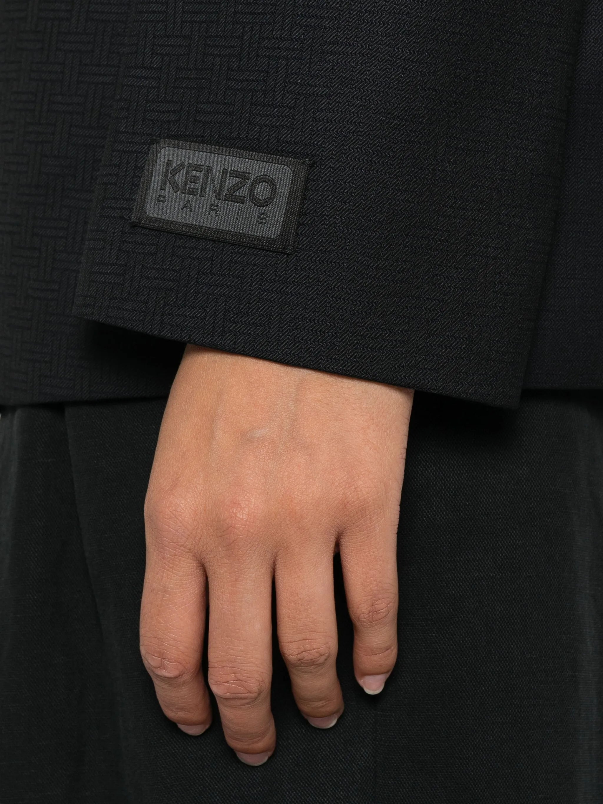 Kenzo Asymmetric Wrap Jacket - 5