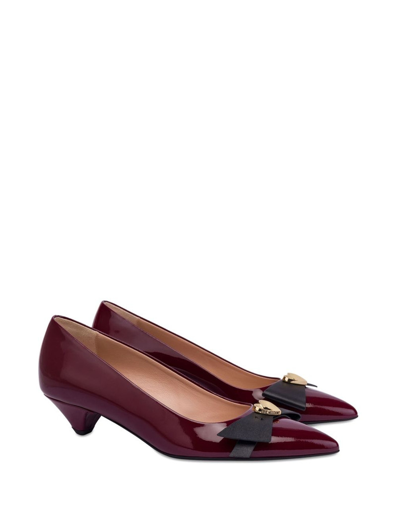 Moschino leather pumps outlook