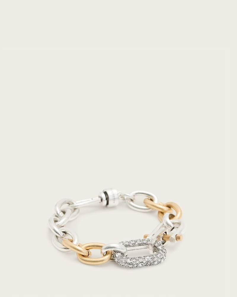 CADENCE TWO TONE CHAIN BRACELET 1